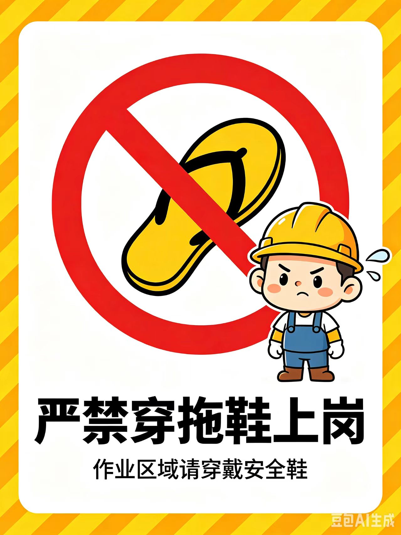 不能穿拖鞋