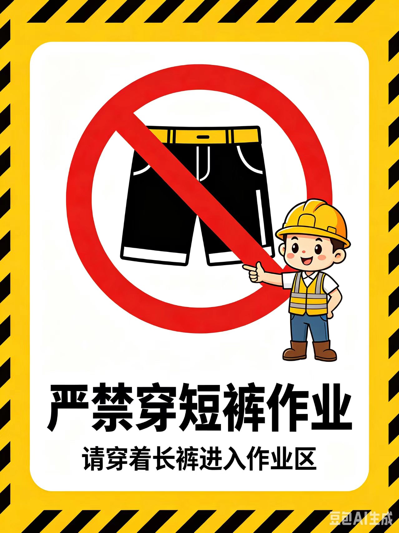 不能穿短裤